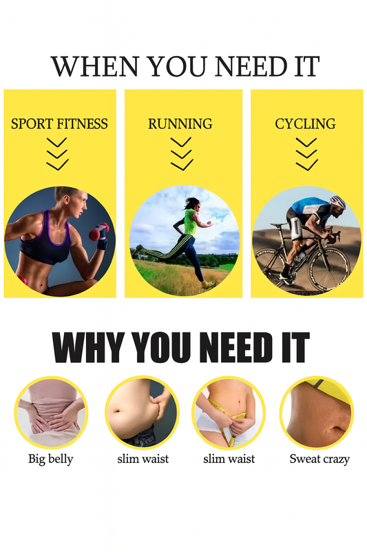 ✅ FlexAura™ Sweat Slim Belt – Unisex Sauna Effect