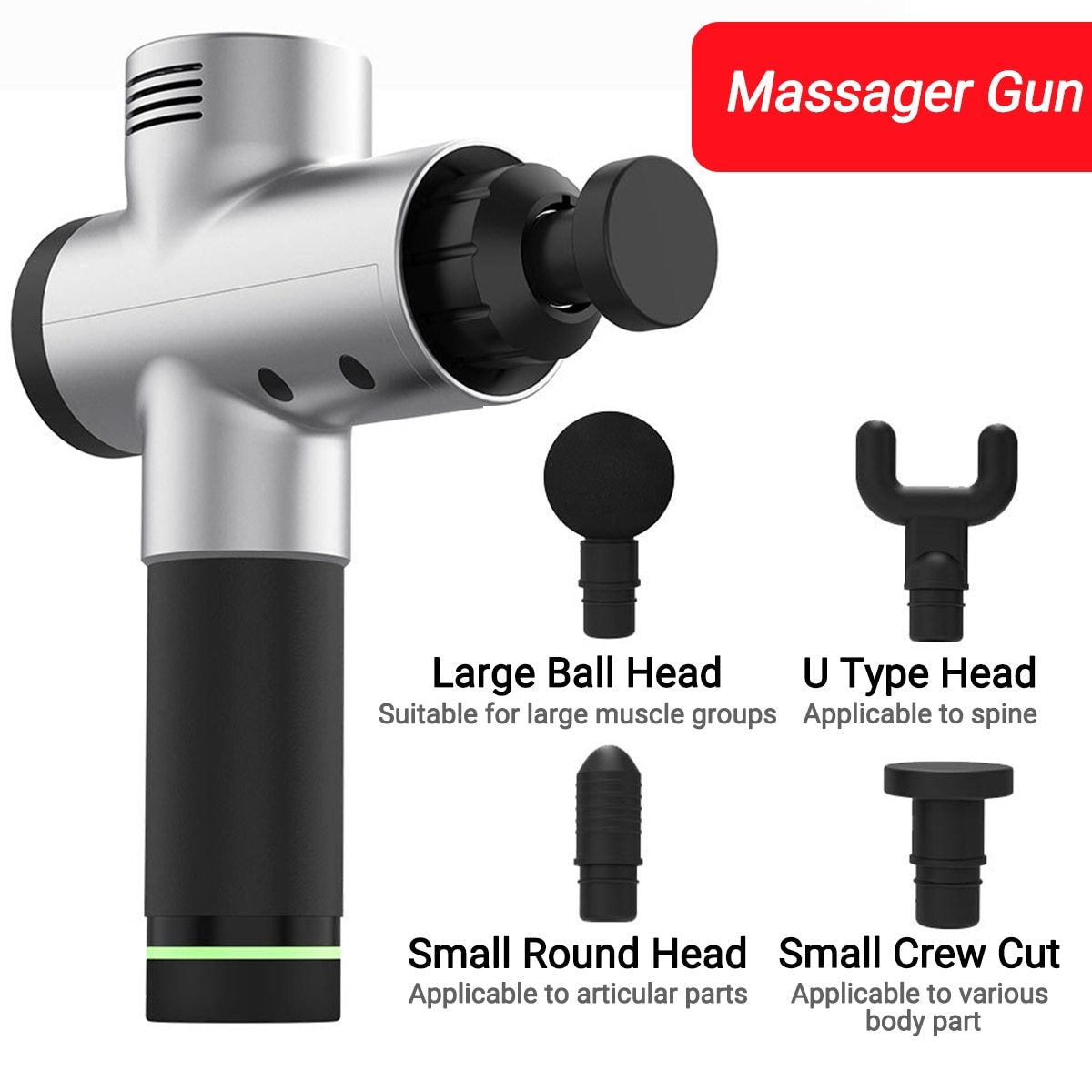 FlexAura™ Deep Tissue Massage Gun | 30 Speed Levels | Pain Relief & Muscle Recovery