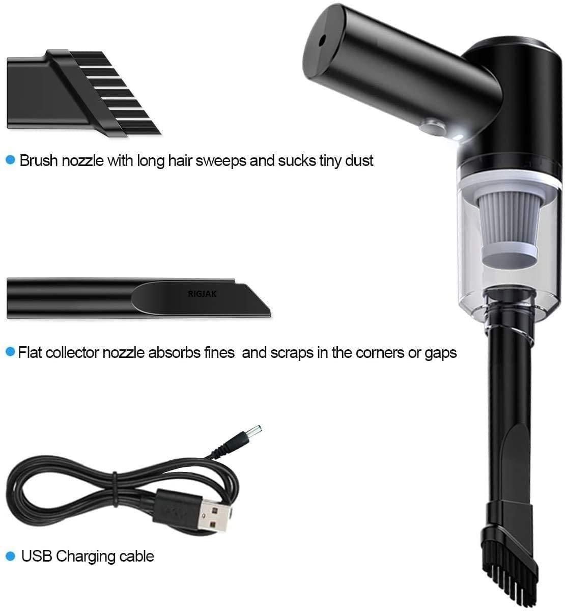 “Portable Wireless Vacuum Cleaner – Powerful Air Duster for Car, Home & Office”