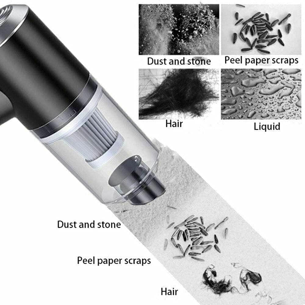 “Portable Wireless Vacuum Cleaner – Powerful Air Duster for Car, Home & Office”