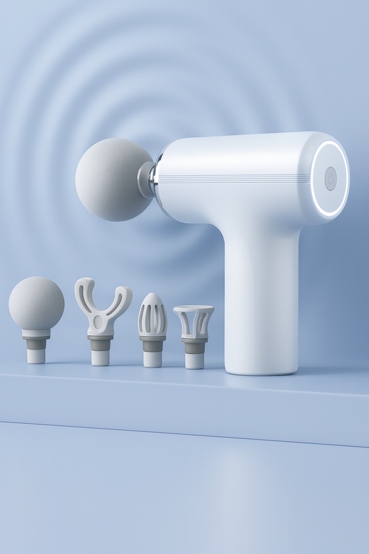 Deep Tissue Massage Gun – 4 Professional Heads | Muscle Recovery & Pain Relief